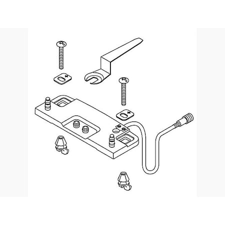 Kohler Mounting Plate Kit Exposed Wire 1362736